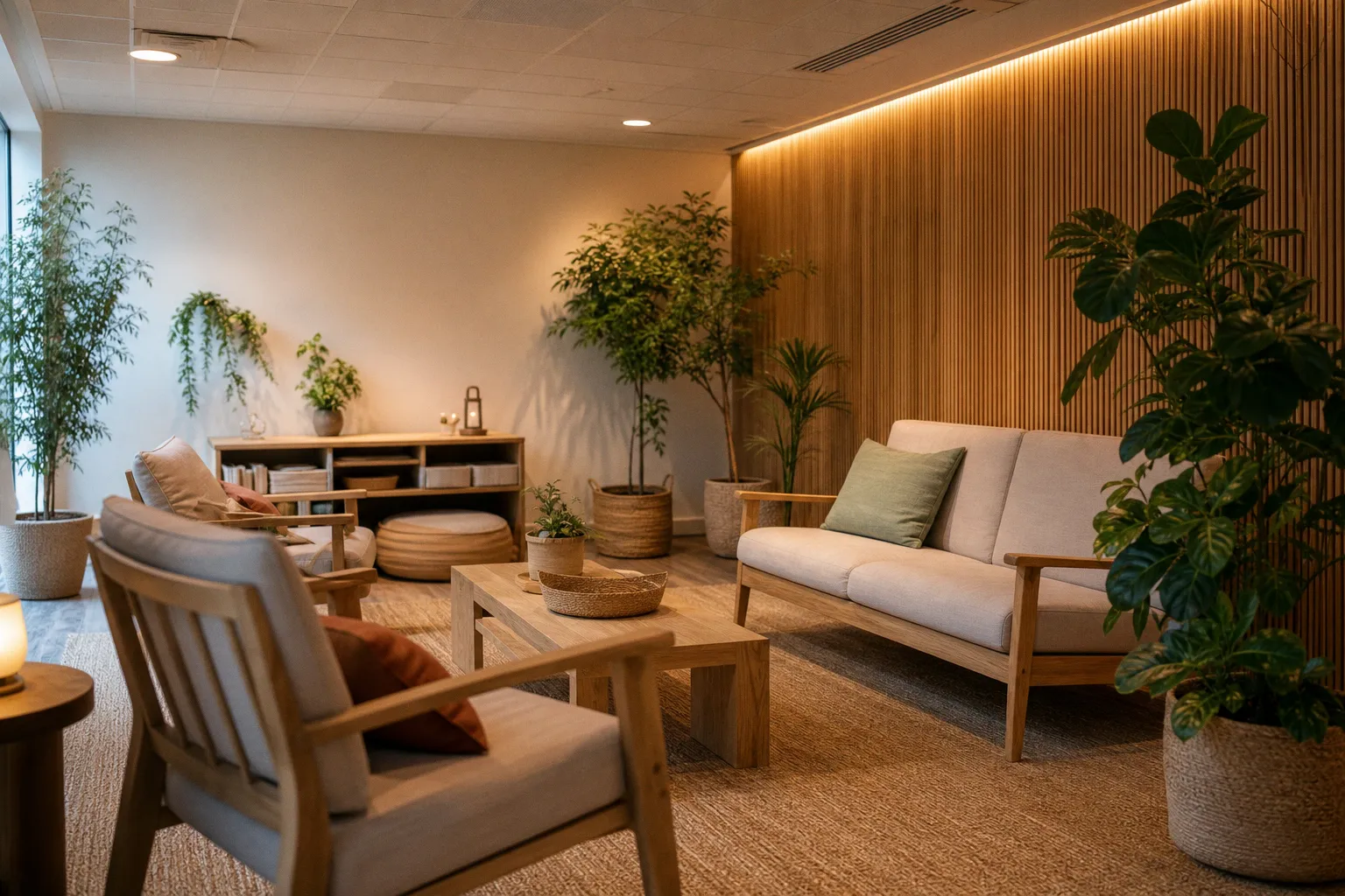 Aménager des espaces collectifs pour favoriser la détente et le bien-être