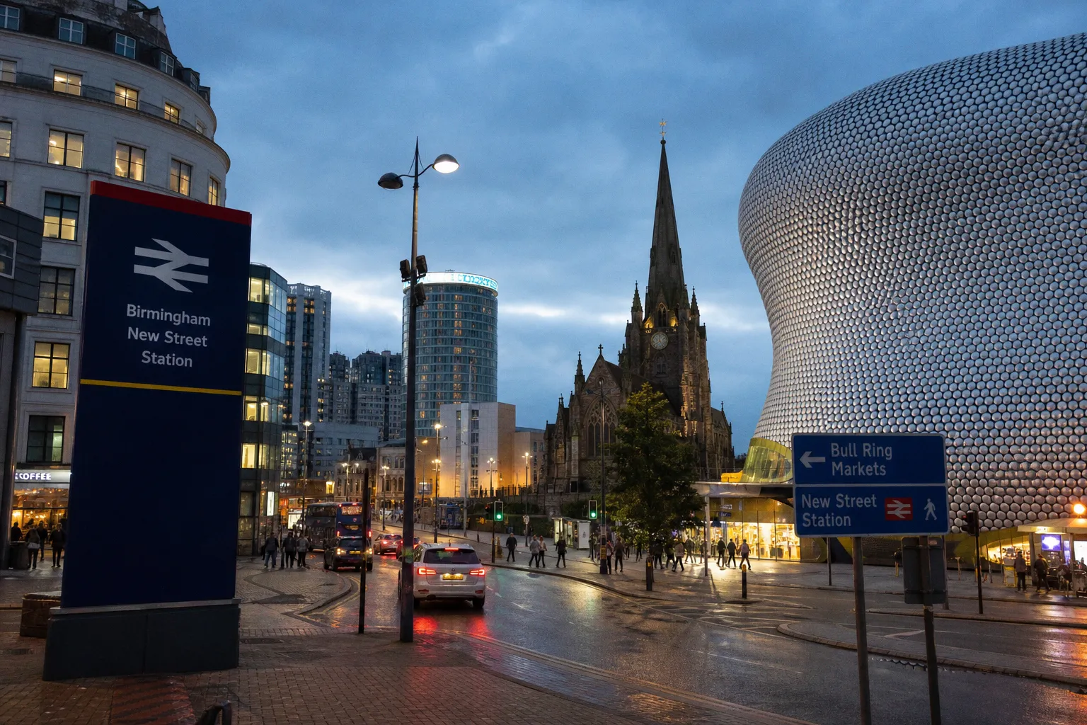 Location de voiture à Birmingham (Royaume-Uni) : le guide pratique