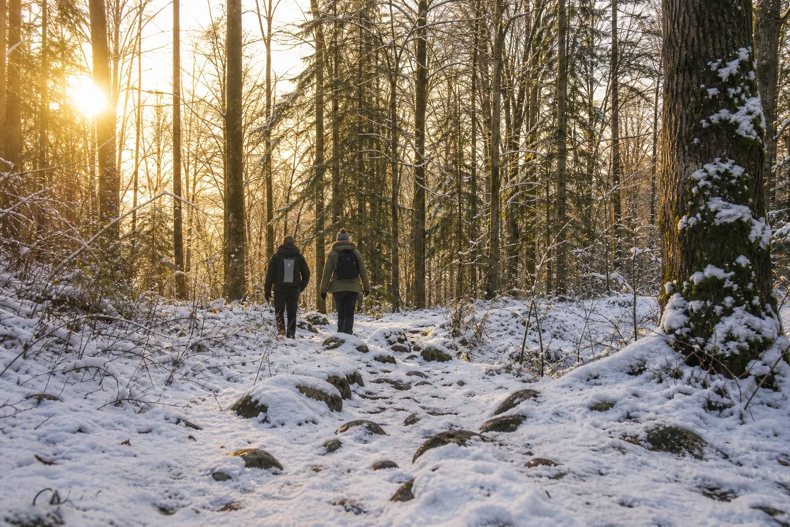 Sylvothérapie en hiver : faut-il continuer les bains de forêt par temps froid ?